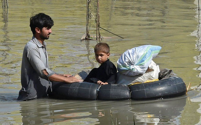 巴基斯坦三分之一的城市被洪水淹没